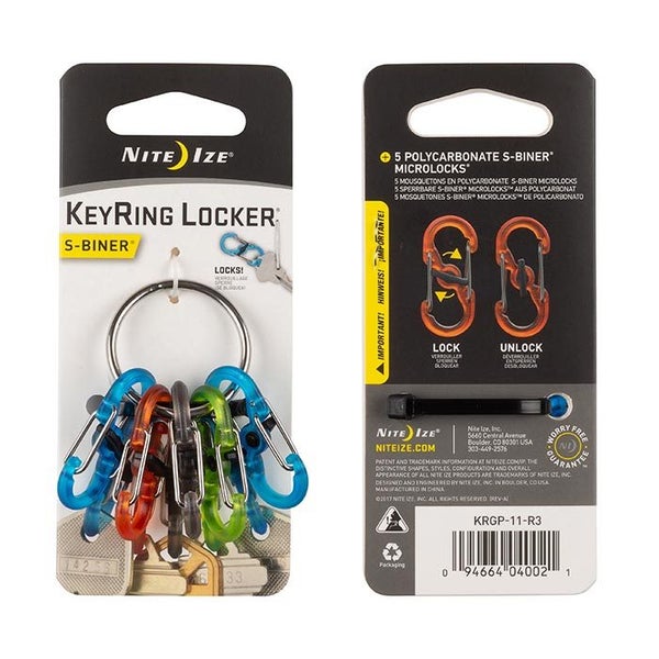 NITE IZE KeyRing Locker - S-Biner® Carousel 1