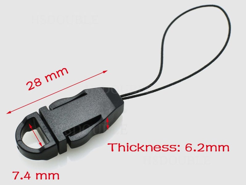 Detachable Lanyard cord Buckle 10 Pk Carousel 3