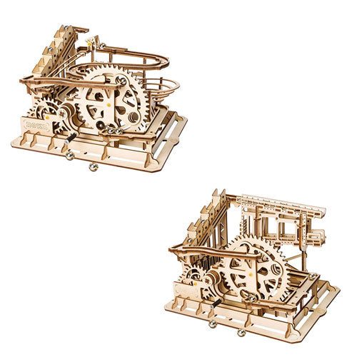 Robotime Marble Run 3D Wooden Puzzle Carousel 4