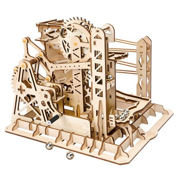 Robotime Marble Run 3D Wooden Puzzle Carousel 1