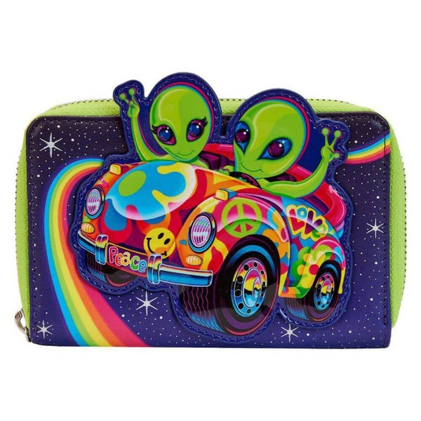 Lisa Frank Cosmic Alien Ride Zip Around Wallet Carousel 1