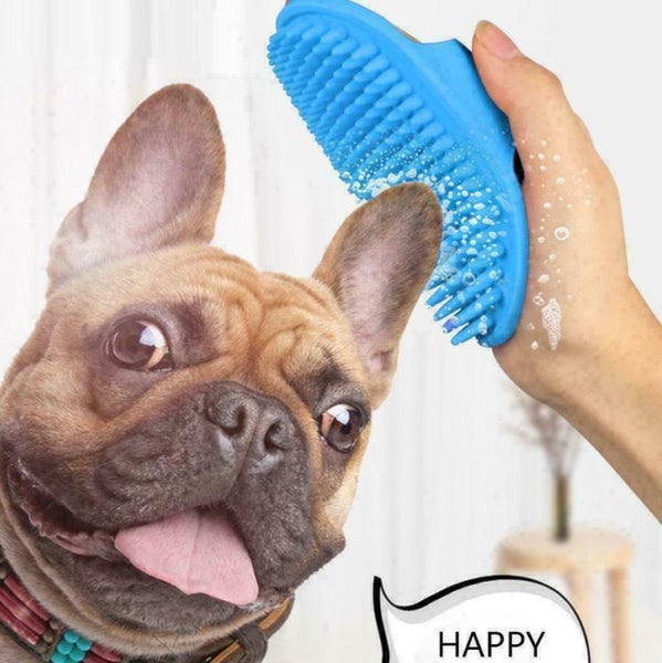 Pet Bath Brush Comb Rubber Glove Carousel 1