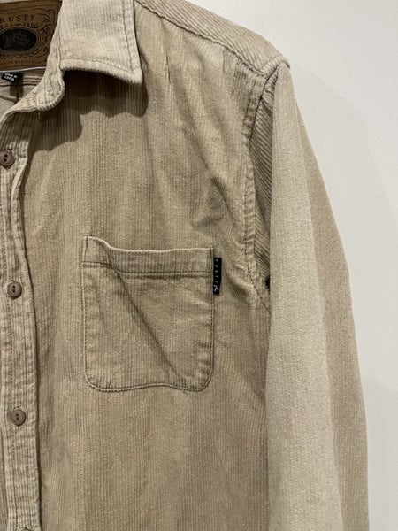 Rusty Vintage Corduroy button up shirt size L Carousel 2