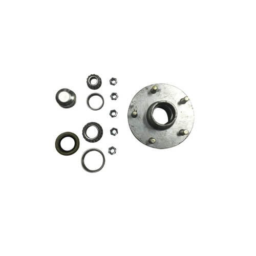 Hub with Bearings Cover Seal & Nuts Carousel 4