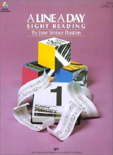 Bastien Piano Basics Level 1 A Line A Day Sight Reading Carousel 1