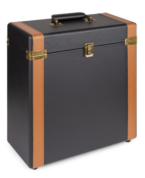 Vinyl Record Case - Black/Bronze Carousel 2