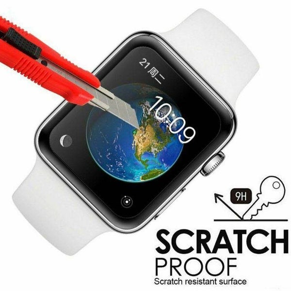 For Apple Watch 6 5 4 3 2 44 & 40 mm Curved Tempered Glass FULL Screen Protector Carousel 2