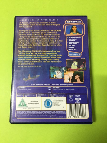 Pocahontas (Disney Classics) (2-Disk Edition) Carousel 2