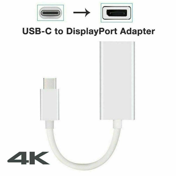 USB C USB 3.1 Type C to DisplayPort DP 4K Video Adapter Converter Cable 16cm Carousel 2
