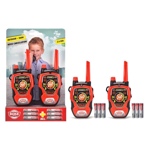 Dickie Toys Easy Call Walkie Talkie 18cm (Pack of 2) Carousel 1