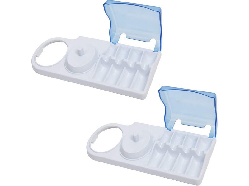 2X Electric Toothbrush Holder Toothbrush Head Storage Box for Oral B Style 1 Carousel 3
