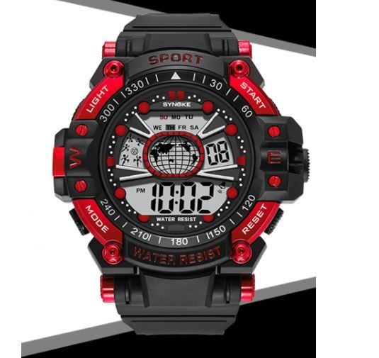 Synoke Special Edition Boys Sports Watch (Red) Carousel 1