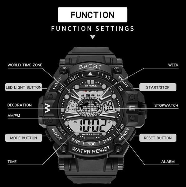 Synoke Special Edition Boys Sports Watch (Red) Carousel 2