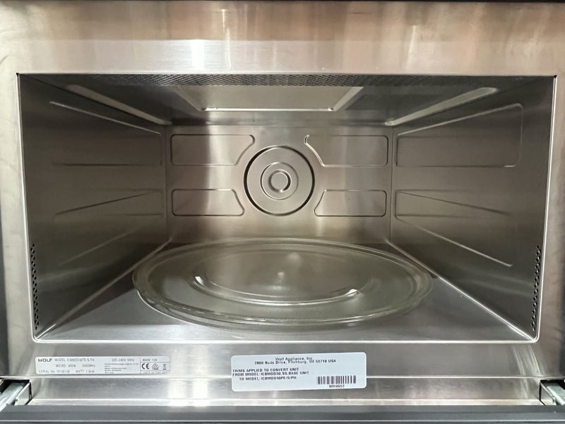 WOLF E SERIES TRANSITIONAL MICROWAVE MDD30TESTHKT Carousel 4