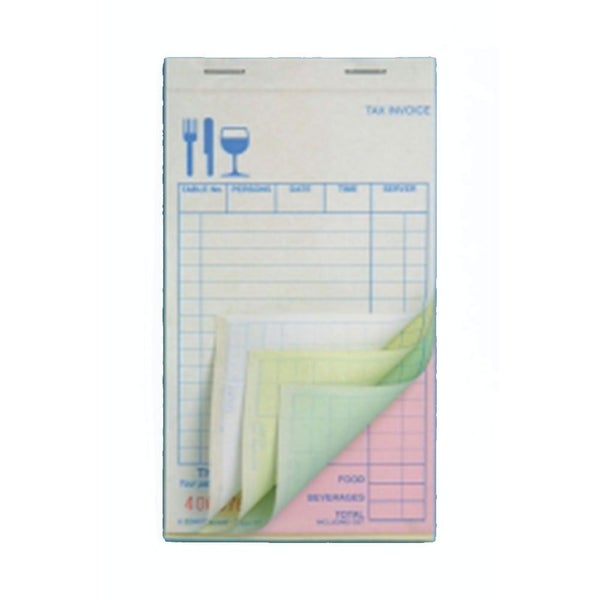 Zions Quadruplicate Restaurant Docket Book Carbonless 15Q Carousel 1
