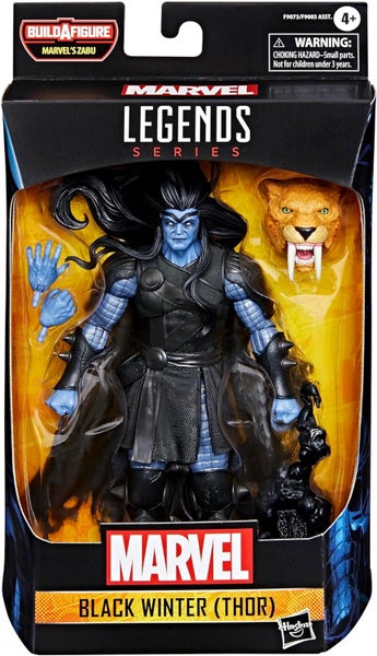 Marvel Legends - Black Winter (Thor) Action Figure (BAF Marvel's Zabu) Carousel 1