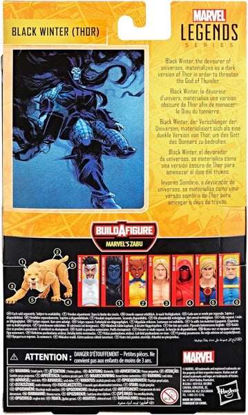 Marvel Legends - Black Winter (Thor) Action Figure (BAF Marvel's Zabu) Carousel 2