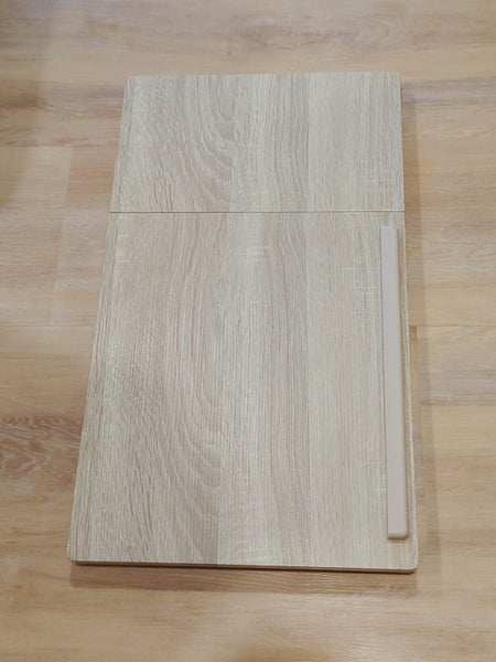 Folding Laptop Table / Laptop Stand Laptop Desk | Walnut colour | As New ! Carousel 2