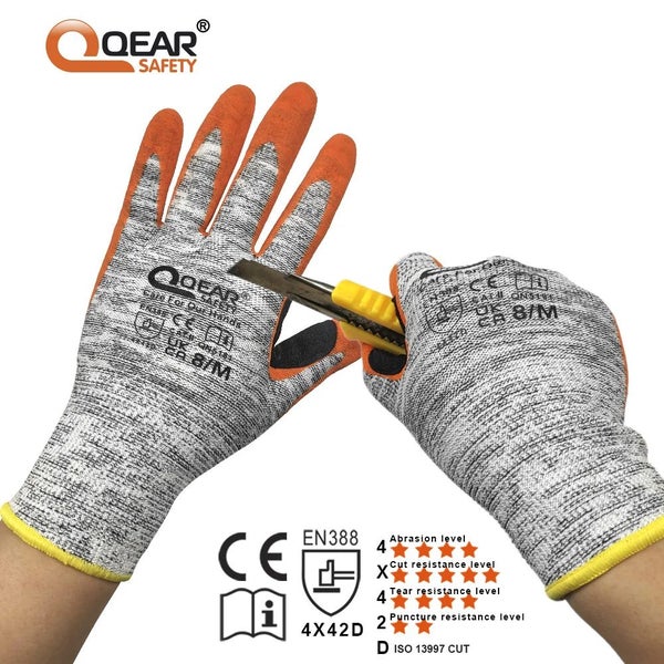 Cut level 5 Protection Work Gloves HPPE fiber Knitted NZ Stock Carousel 2