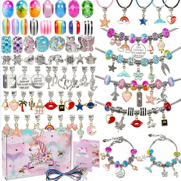 New DIY Charm Bracelets Jewelry Making Kit Sale Sale Carousel 1