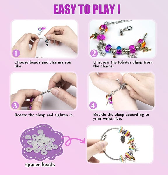 New DIY Charm Bracelets Jewelry Making Kit Sale Sale62931716799745114