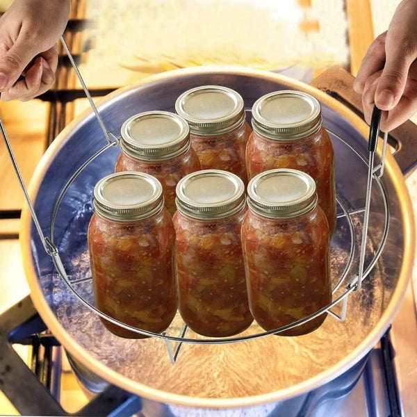 New 2pcs Canning Jar Rack Sale Sale Carousel 2