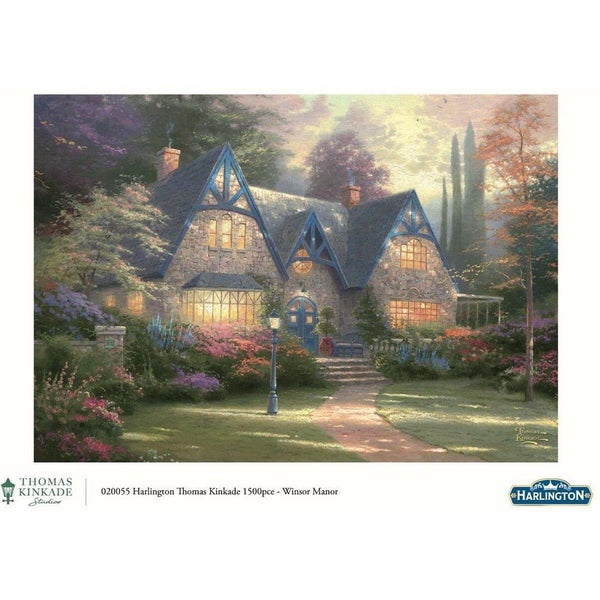 Harlington Thomas Kinkade Winsor Manor Puzzle 1500pcs Carousel 1