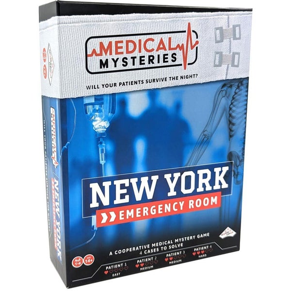 Medical Mysteries New York Emergency Room Board Game Carousel 1