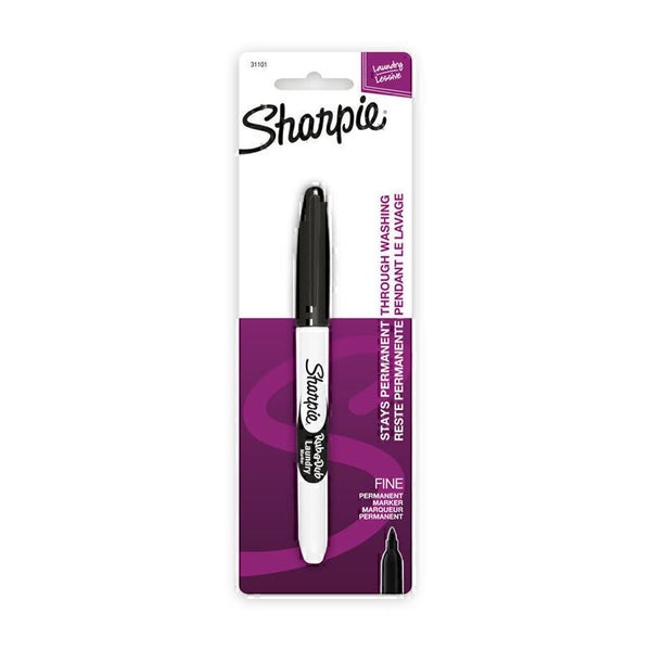 Sharpie Rub-A-Dub Laundry Marker (Box of 6) (Black) Carousel 1