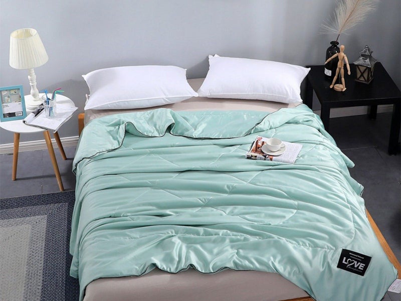 200x230cm Summer Cooling Blanket Cool Quilt for Hot Sleepers Sky Blue Carousel 2