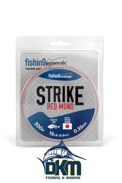 Strike Red Mono 300m 15lb RRP $15.00 Carousel 1