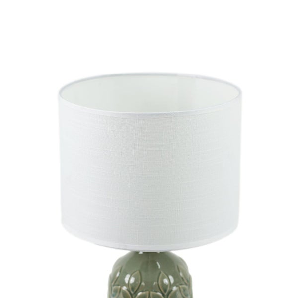 Bloom Ceramic Table Lamp - Green Carousel 10
