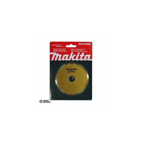Makita Diamond Circular Saw Blade 110mm Continuous Rim Tile & Marble Carousel 1