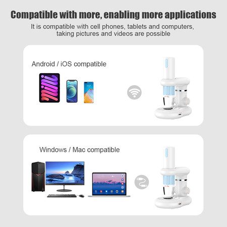 Wireless Digital Portable Microscope Carousel 16