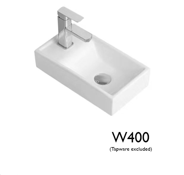 Rectangular Ceramic Basin 400mm Carousel 2