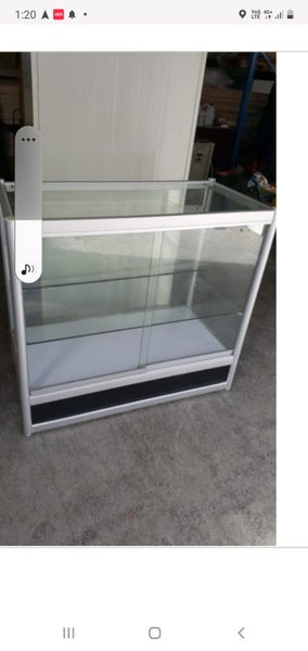 *brand new* Glass Jewelry, mobile display --Grey Carousel 1