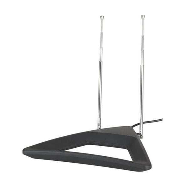 UHF/VHF Passive Indoor TV Rabbit Antenna Desk or Wall Mount Carousel 1