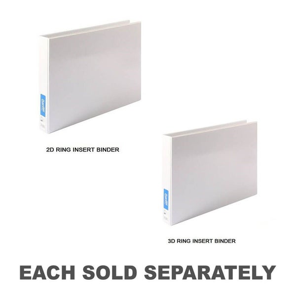 Bantex Landscape Insert Binder White 38mm A3 Carousel 2