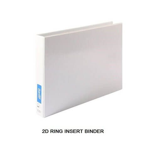 Bantex Landscape Insert Binder White 38mm A3 Carousel 4