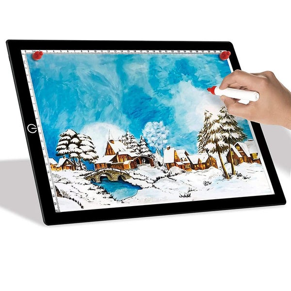 A4 Size Fill Light Tracing Magnetic Drawing Board Pad Carousel 12