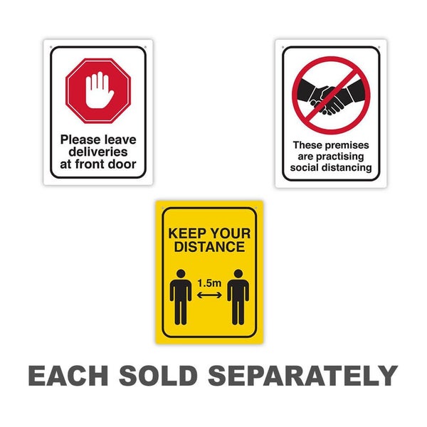 Durus Social Distancing Wall Sign 225x300mm Carousel 2