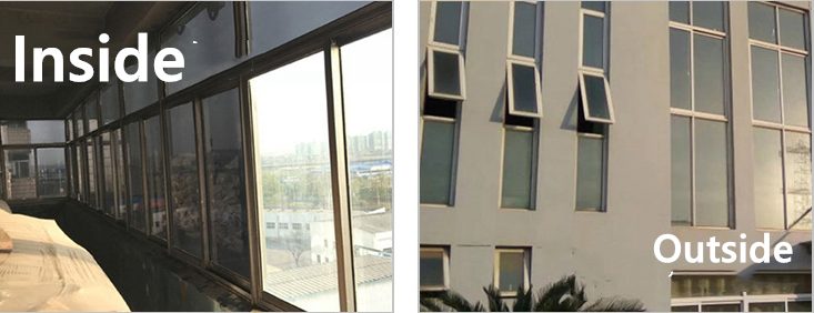 Home Tinting One Way Mirror Glass Window Tint Film Block UV Heat Control Ray DIY Carousel 4