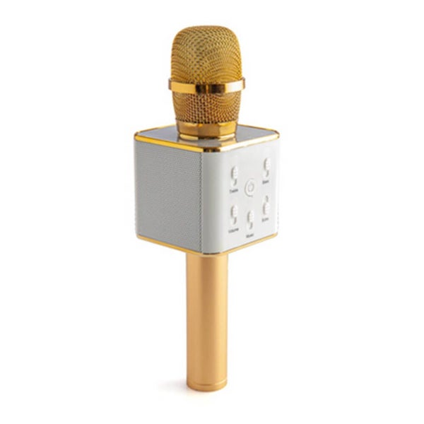 Gold Wireless Karaoke Microphone Carousel 1