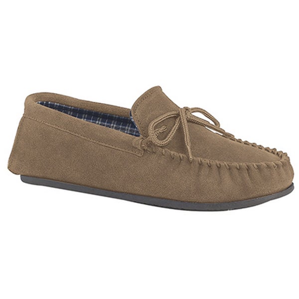Mokkers Mens Bruce Real Suede Moccasin Slippers Carousel 1