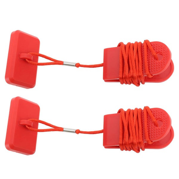 treadmill safety key 2PCS Treadmill Safety Key Emergency Stop Switch Exercise Carousel 1