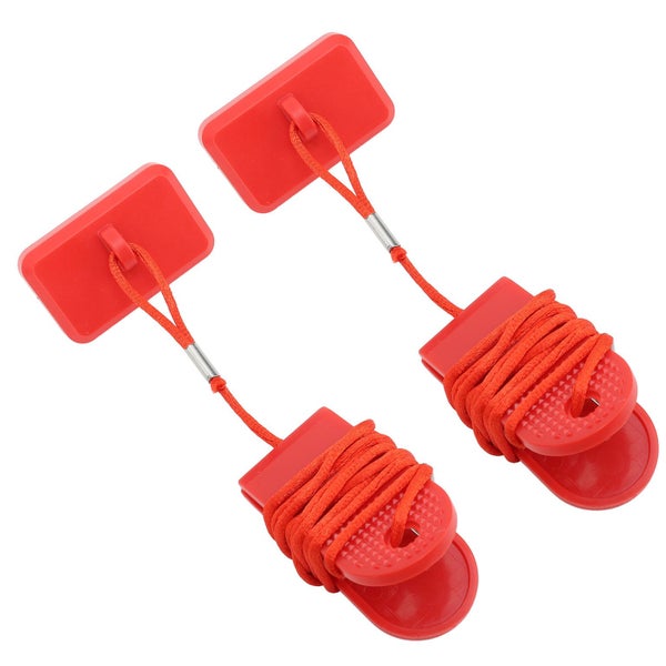 treadmill safety key 2PCS Treadmill Safety Key Emergency Stop Switch Exercise Carousel 2