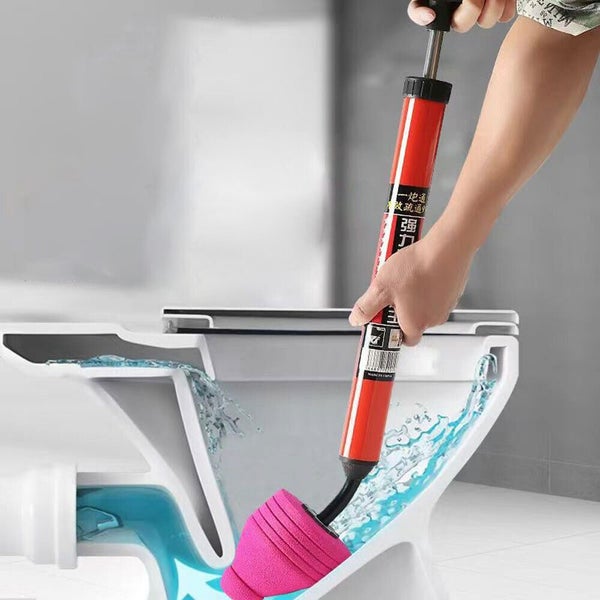Toilet Plunger High Pressure Toilet Air Drain Blaster Unblocker Blockage Remover Carousel 1