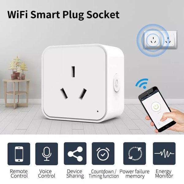 WiFi Smart Plug Socket Outlet APP Control Works with Alexa & Google Carousel 2