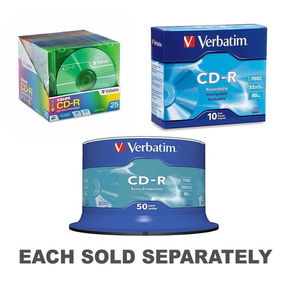 Verbatim CD-R 80 min 52x 700mb Carousel 2