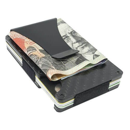 Carbon Fibre and Aluminium Card Holder Carousel 2